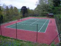 selfcatering tennis court