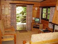 libing room in pine lodge cumbria