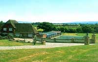 tennis court at this lovely self-catering country cottage