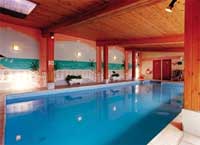 swimming pool complex with a sauna in South Devon