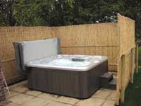 cottage with hot tub