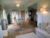 lounge with woodburner