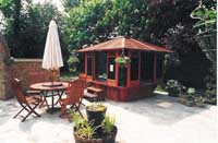 luxury cottage to sleep 2-6 people with a hot tub and swimming pool.