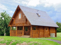 log cabin tennis court