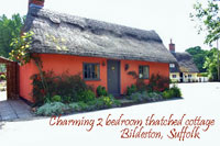 romantic thatched cottage