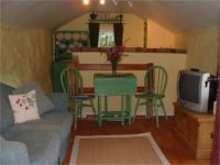 kitchen at one end of bothy, near Scafell Pike, Lake District