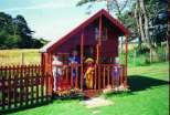 Country cottages near Scarborough with amusements and adventure playground for the children