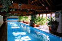 swimming pool at Fairfield barns