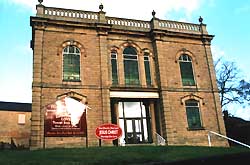 methodist Church in Mansfield with fine stained glass windows.