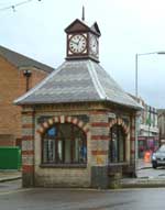 Clock - is a feature in the centre of Sheringham Norfolk