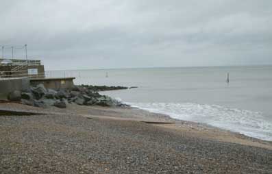 Sheringham beach on the north Norfolk coast where there are many self-catering holiday homes and cottages