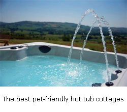 luxurious dog friendly cottages hot tub