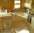 Log cabin and fabulous Welsh scenery provided