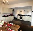 The kitchen with dining area