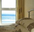 The sea view from Drifters master bedroom