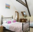 One of the bedrooms at Webbery Barton Barn, Bideford Devon