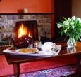 Cosy lounge with open fire