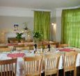 A dining area with views too at The Cleeve, Porlock.