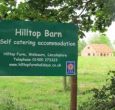 Hilltop Barn set in the countryside