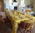Kitchen with underfloor heating