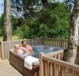 Private hot tub at Darwin Forest