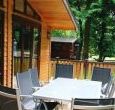 Pinelodge verandah at Darwin Forest