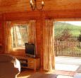 Lodge with hot tub Powys Wales