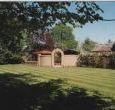 country cottage with garden