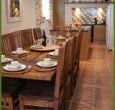 Farmhouse rental kitchen with aga