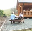 Wake up to lovely peaceful countryside views in Wales