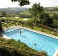 Enjoy pleasant gardens and fabuous views of Cornwall