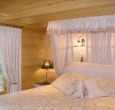 Romantic half tester bed