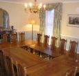Dining tables can be rearranged. Seats 34
