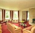 The Red Room lounge is ideal for the party, and the other end for dining.