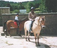 self-catering accommodation with horse riding on holiday