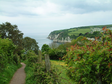 cottages close to cliff walks south coast