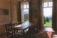 Dining room of this large mansion in Cerdigion, near Cardigan, Wales