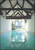 holiday country cottages with fishing and swimming pool