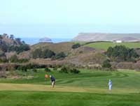 golfing holiday Cornwall England