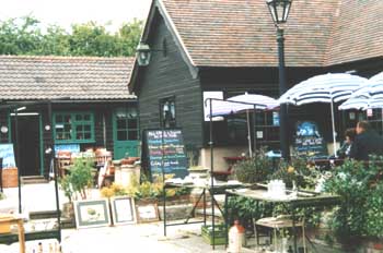 Enjoy a quiet snack at one of several cafes whilst you consider potential purchases