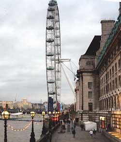 London Eye for a good view of London's skyline