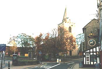 Church of St. peter and St. Paul in Church Road Mansfield with Norman arch