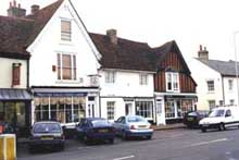 Long Melford high street with many interesting and individual shops for you to browse in whilst on holiday