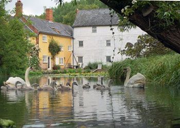 Historical watermill with an idyllic setting near Bury St Edmunds