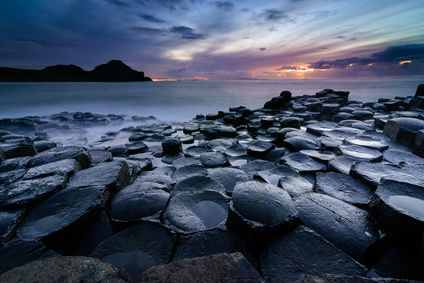 The Giant's Causeway at Sunset