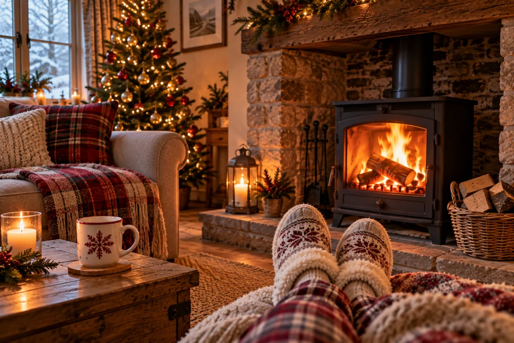 Cosy up by the fire