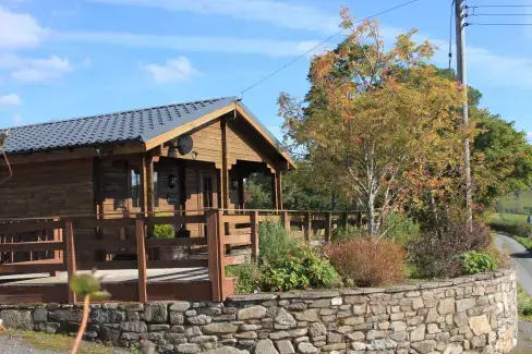 Romantic Cabin Haf with all weather Hot Tub, Powys,  Wales
