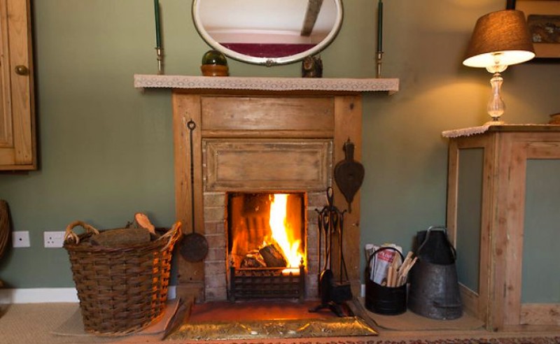 Cottage with warming open fire