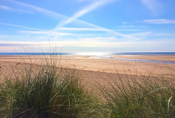 Sandy Northumberland beach