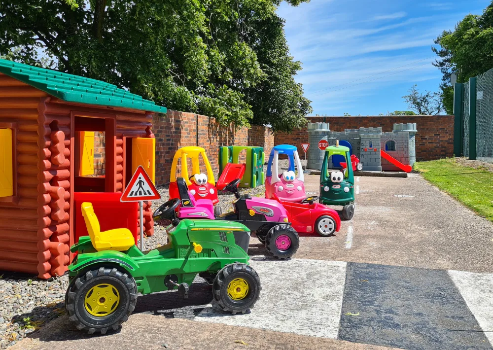 Family-friendly facilities at a British farm